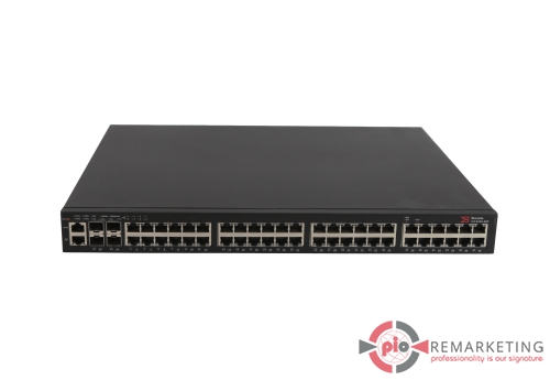 Go to product Brocade ICX6450-48P | Switch | 48× 1 Gb/s RJ-45 | PoE+ | 4× 10 Gb/s SFP+ (2A) | Managed