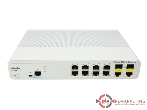Go to product Cisco WS-C2960C-8TC-L | Switch | 8× 100 Mb/s | 2× 1 Gb/s | 2× Combo SFP | Managed