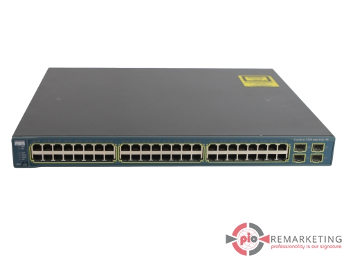 Go to product Cisco C3560-48PS-E | Switch | 48× 100 Mb/s | PoE | 4× 1 Gb/s SFP | Managed