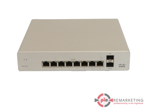 Go to product Cisco Meraki MS220-8P-HW | Switch | 8× 1 Gb/s RJ-45 | PoE+ | 2× 1GbSFP | Managed