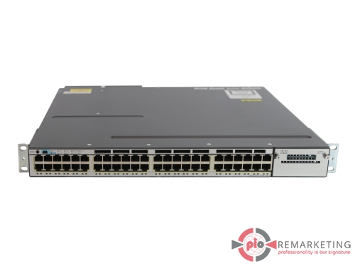 Go to product Cisco WS-C3750X-48PF-S | Switch | 48× 1 Gb/s RJ-45 | PoE+ | 2× Power Supplies | Managed | Rack Ears