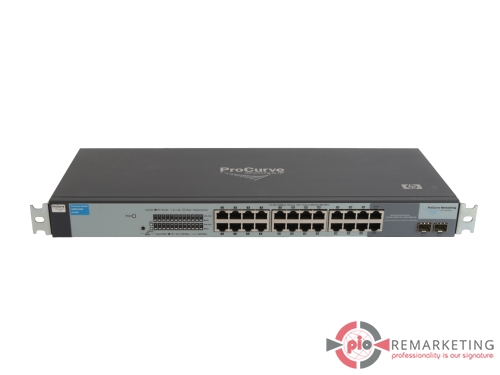 Go to product HP ProCurve 1800-24G J9028B | Switch | 24× 1 Gb/s RJ-45 | 2× 1 Gb/s SFP | Managed | Rack Ears