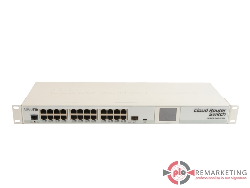Go to product MikroTik CRS125-24G-1S-RM | Switch | 24× 1 Gb/s RJ-45 | 1× SFP | Rack Ears | Managed