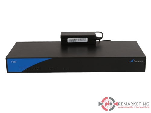 Go to product Barracuda F280 BNGF280a | Firewall | 6× 1 Gb/s RJ-45 | 8× 1 Gb/s Switch | Power Supply | Without OS