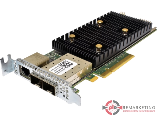Go to product Network Adapter Dell DSC-25 | 2× SFP28 25 Gb/s | 1× 1 Gb/s PCIe 3.0× 8 LP 02215H | New