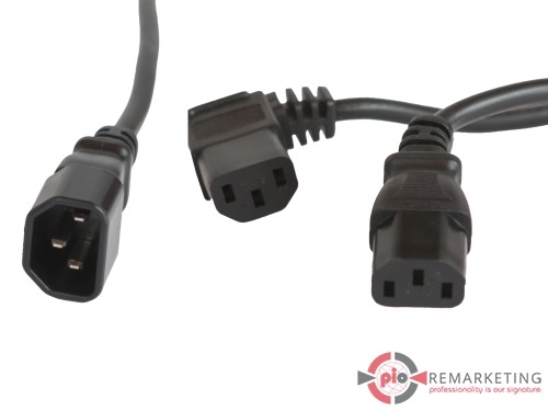 Go to product Power Splitter Extension Cable C14 Male to 2x C13 Female 1.5 m