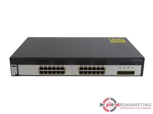 Go to product Cisco WS-C3750G-24TS-S | Switch | 24× 1 Gb/s RJ-45 | 4× 1 Gb/s SFP StackWise | Managed
