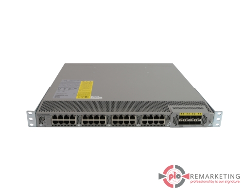 Go to product Cisco N2K-C2232TM-E-10GE Fabric Extender | Switch | 32× 10 Gb/s RJ-45 | 8× 10 Gb/s SFP+ | Rack Ears