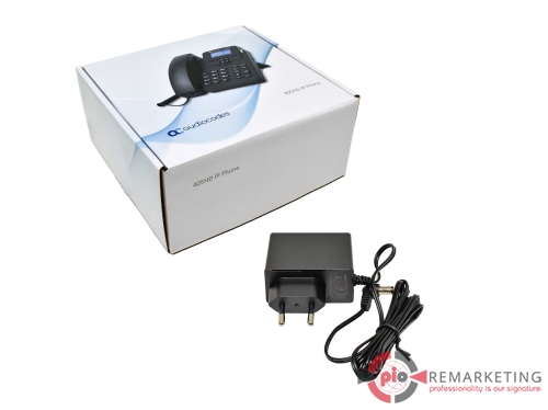 Go to product IP Phone Audiocodes 405HD Black PoE LCD Stand PSU GGWV00597 | New