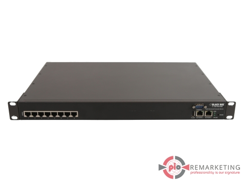 Go to product Console Server Black Box LES1208A-R2 724-746-5500 | 8× RJ-45 2x LAN | Rack Ears