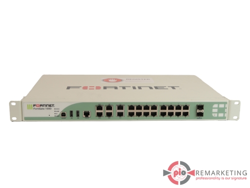Go to product Fortinet FortiGate 100D FG-100D | Firewall | 16× 1 Gb/s RJ-45 | 2× 1 Gb/s SFP | 1× AC Power Supply | Rack Ears