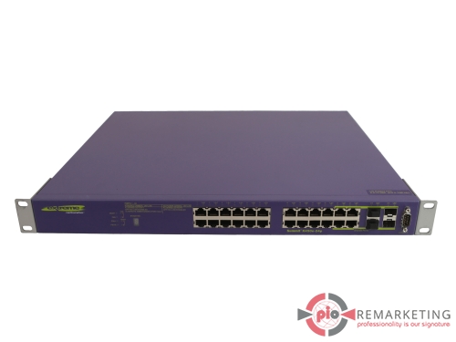 Go to product Extreme Networks Summit X450e-24p | Switch | 24× 1 Gb/s RJ-45 | PoE | 4× SFP Combo | Rack Ears