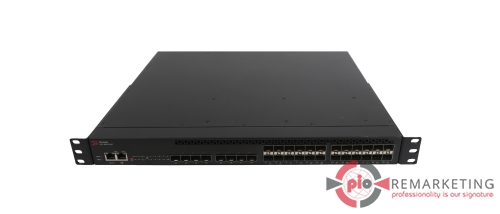 Go to product Brocade ICX6610-24F | Switch | 32× 1 Gb/s SFP | 4× 40 Gb/s QSFP | 2× Power Supplies | Managed | Rack Ears