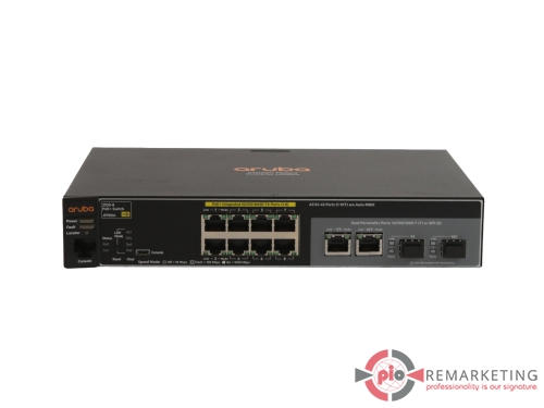 Go to product Aruba 2530-8-PoE+ J9780A | Switch | 8× 100 Mb/s | PoE+ | 2× 1 Gb/s RJ-45/SFP | Without Power Supply