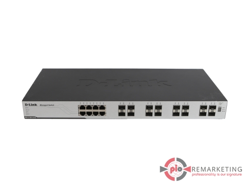 Go to product D-Link DGS-3100-24TG | Switch | 8× 1 Gb/s RJ-45 | 16× 1 Gb/s SFP | Managed