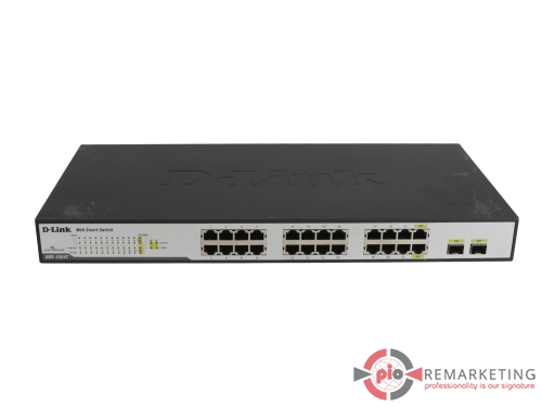 Go to product D-Link DGS-1224T EGS1224TM....D2G | Switch | 24× 1 Gb/s RJ-45 | 2× SFP | Managed