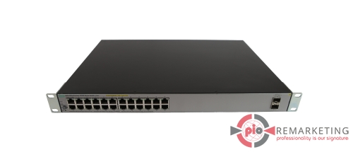 Go to product HPE OfficeConnect 1920S JL385A | Switch | 24× 1 Gb/s RJ-45 | PoE+ | 2× 1 Gb/s SFP | 1× AC Power Supply | Rack Ears