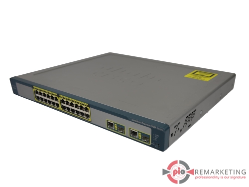 Go to product Cisco WS-CE520-24PC-K9 | Switch | 24× | PoE 100 Mb/s | 2× 1 Gb/s | 2× 1 Gb/s SFP | Managed