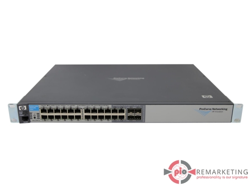 Go to product HP 2810-24G | Switch | 24× 1 Gb/s | 4× SFP Combo 1 Gb/s | Managed | Rack Ears J9021A