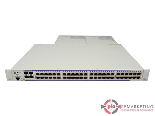Go to product Alcatel-Lucent 6850E-P48 | Switch | 48× | PoE 1 Gb/s | 4× Combo SFP 1 Gb/s 2x PS-360 W-AC-E