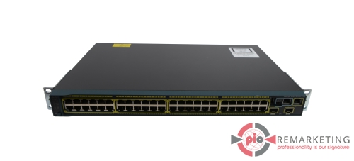 Go to product Cisco WS-C2960S-48TD-L | Switch | 48× 1 Gb/s RJ-45 | 2× 10 Gb/s SFP+ | Managed | Rack Ears
