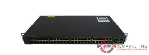 Go to product Cisco Catalyst WS-C2960-48TC-L | Switch | 48× 100 Mb/s RJ-45 | 2× 1 Gb/s Combo | Rack Ears